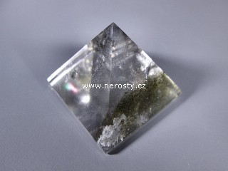 smoky quartz, pyramid