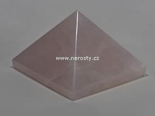 rose quartz, pyramid