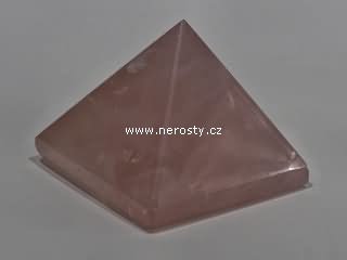 rose quartz, pyramid