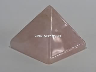 rose quartz, pyramid