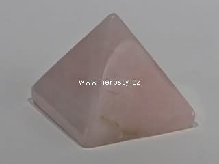 rose quartz, pyramid