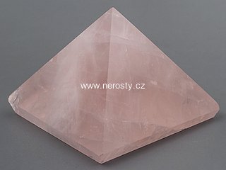 rose quartz, pyramid