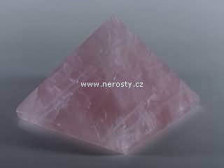 rose quartz, pyramid