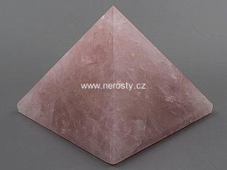 rose quartz, pyramid