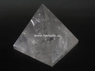 rock crystal, pyramid