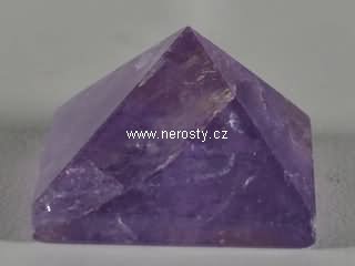 amethyst, pyramid