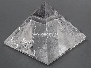 rock crystal, pyramid