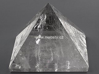 rock crystal, pyramid