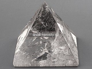 rock crystal, pyramid