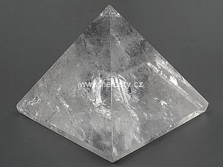 rock crystal, pyramid