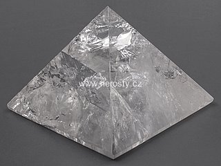 rock crystal, pyramid