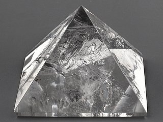 rock crystal, pyramid