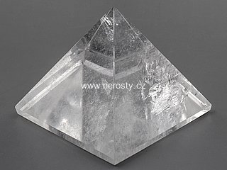 rock crystal, pyramid