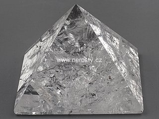 rock crystal, pyramid