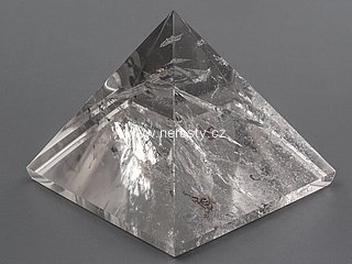 rock crystal, pyramid