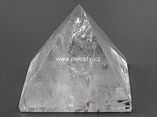 rock crystal, pyramid