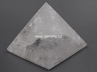 rock crystal, pyramid