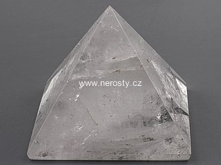 rock crystal, pyramid