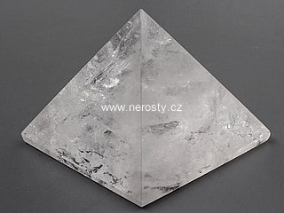 rock crystal, pyramid