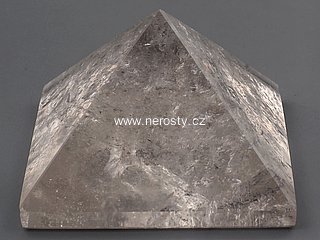 smoky quartz, pyramid