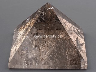 smoky quartz, pyramid