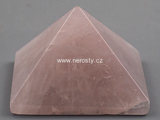 rose quartz, pyramid