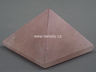 rose quartz, pyramid