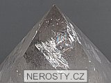 rock crystal, pyramid