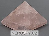 rose quartz, pyramid