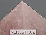 rose quartz, pyramid