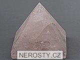 rose quartz, pyramid