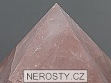 rose quartz, pyramid