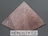 rose quartz, pyramid