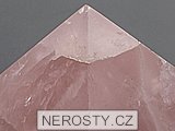 rose quartz, pyramid