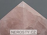 rose quartz, pyramid