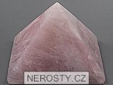 rose quartz, pyramid