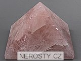 rose quartz, pyramid