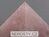 rose quartz, pyramid