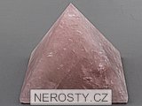 rose quartz, pyramid