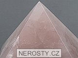 rose quartz, pyramid