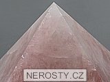 rose quartz, pyramid