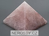 rose quartz, pyramid