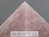 rose quartz, pyramid