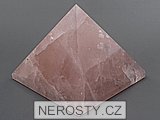 rose quartz, pyramid