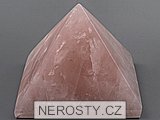 rose quartz, pyramid