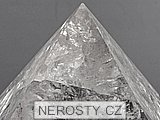 rock crystal, pyramid