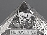 rock crystal, pyramid