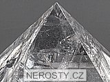 rock crystal, pyramid