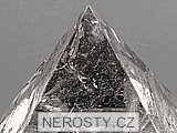 rock crystal, pyramid