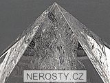 rock crystal, pyramid